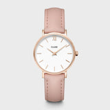 Cluse Minuit Leather Pink, Rose Gold Colour