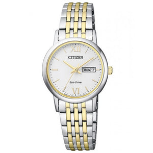 Citizen Ladies Eco Drive 2 Tone Bracelet Watch