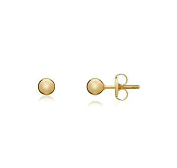 9CT Yellow Gold Polished Ball Stud Earrings 3mm