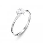 Jo for Girls sterling silver cubic zirconia heart ring