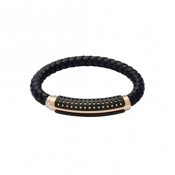 Jos Von Arx Gents Leather Bracelet