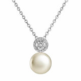 JERSEY PEARL AMBERLEY HALO PEARL PENDANT