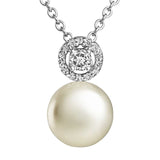 JERSEY PEARL AMBERLEY HALO PEARL PENDANT