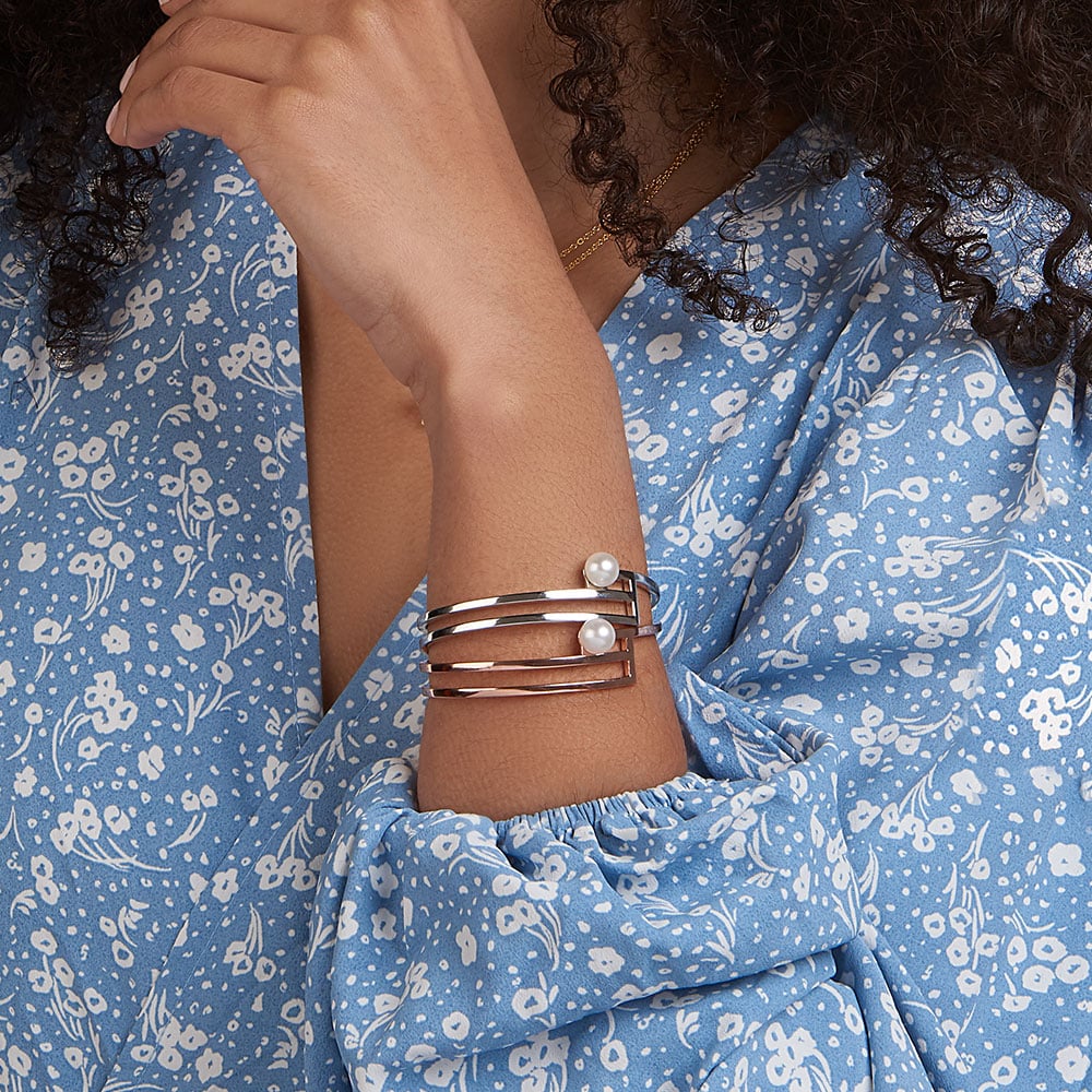 JERSEY PEARL AVA PEARL BANGLE