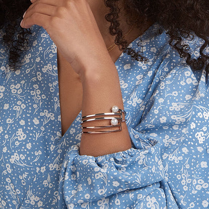 JERSEY PEARL AVA PEARL BANGLE