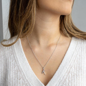Kit Heath Signature Skript Capital Initial Necklace