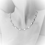 Silver Small Twist Necklace