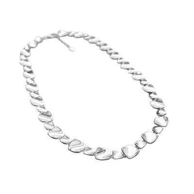 Silver Stepping Stones Necklace