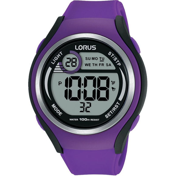 Lorus Purple Digital Watch