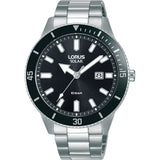 Lorus Gents Solar Solar Powered Bracelet Watch