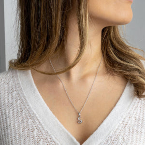 Kit Heath Signature Skript Capital Initial Necklace