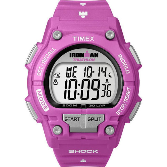 Timex Indiglo Ironman Triathlon Shock Brights Alarm Chronograph Watch T5K432