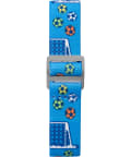 TIMEX 29mm Blue Soccer Elastic Fabric Kids Watch