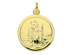 9ct Yellow Gold St. Christopher