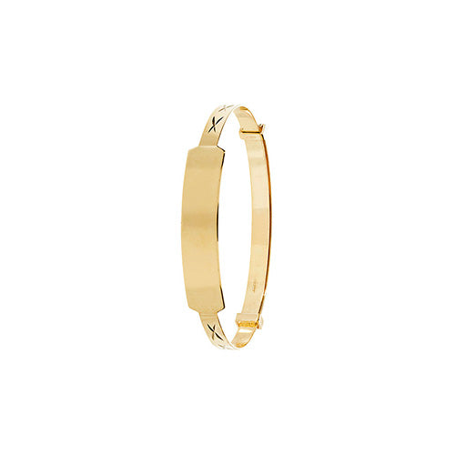 9ct Yellow Gold Baby Expanding 3mm ID Bangle