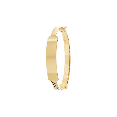 9ct Yellow Gold Baby Expanding 3mm ID Bangle
