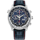 CITIZEN RED ARROWS CHRONOGRAPH GENTS LEATHER STRAP WATCH