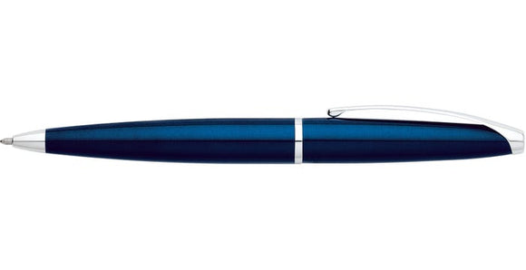 Cross ATX Translucent Blue Lacquer Ballpoint Pen