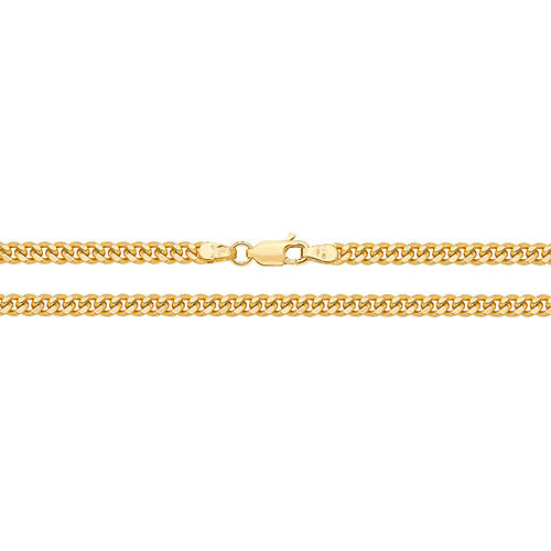 9ct Yellow Gold Close Curb Chain