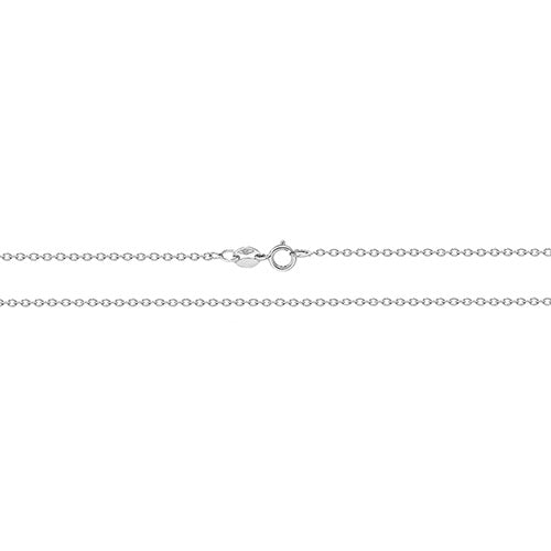 9ct White Gold Belcher Chain