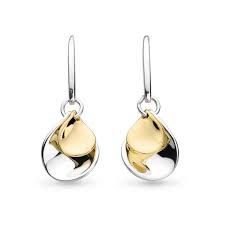 Kit Heath Enchanted Petal Golden Drop Earrings