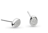 Kit Heath Coast Pebble Glisten Pavé Stud Earrings