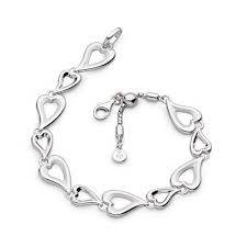 Kit Heath Desire Love Story Heart Multi-Link Slider Bracelet