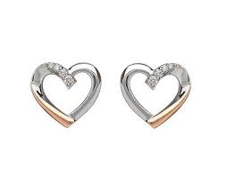 House Of Lor Round Heart Earrings
