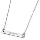 Sterling Silver Id Necklace