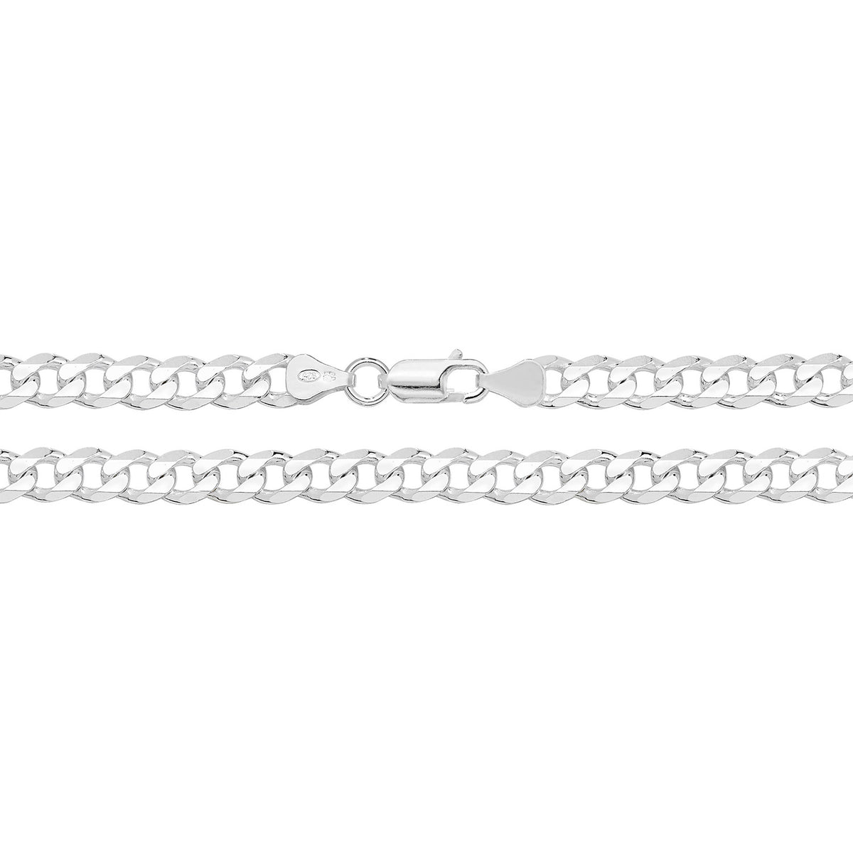 Sterling Silver Curb Bracelet