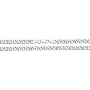 Sterling Silver Double Curb Chain