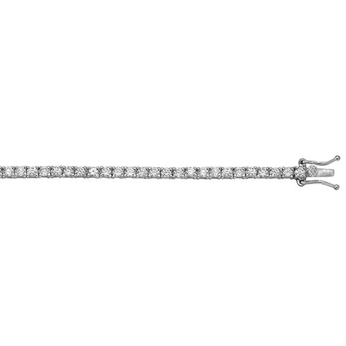 Sterling Silver CZ Bracelet