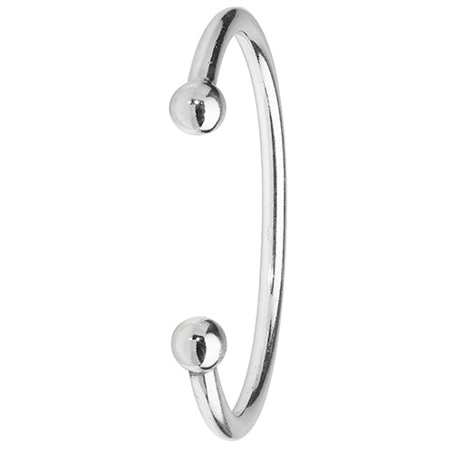 Sterling Silver Torc Bangle