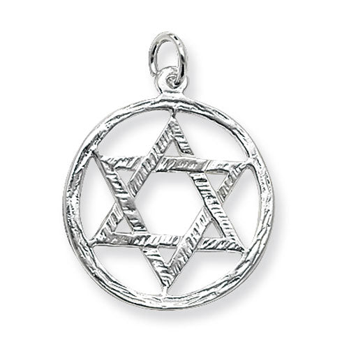 Sterling Silver Star Of David Pendant