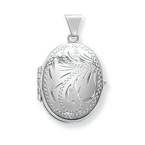 Sterling Silver Engrave Family Locket