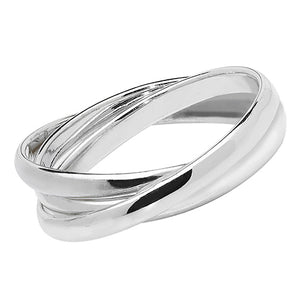 Sterling Silver Ladies Russian Wedding Ring