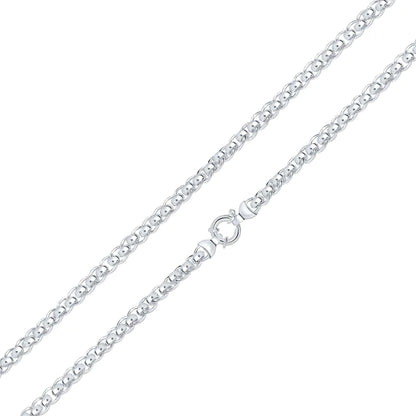 Silver Handmade 6.7mm Rollerball Chain