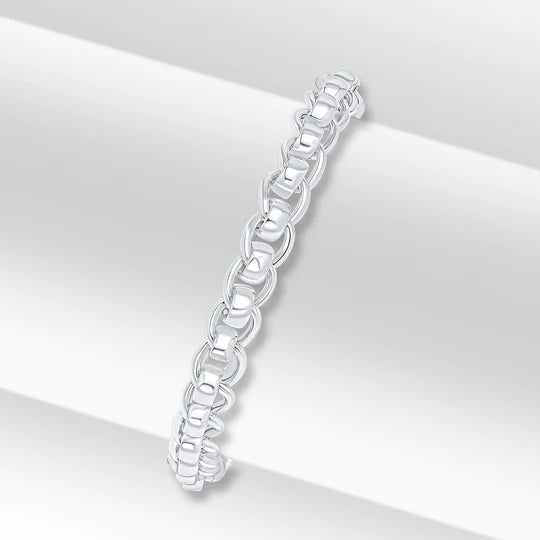 Silver Handmade 10mm Rollerball Chain
