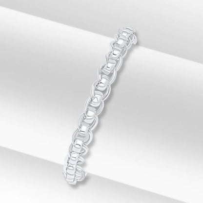Silver Handmade 10mm Rollerball Chain