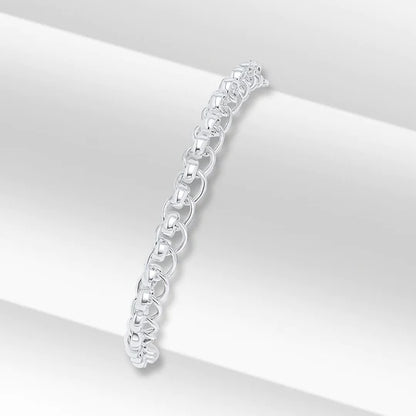 Silver Handmade 6.7mm Rollerball Chain