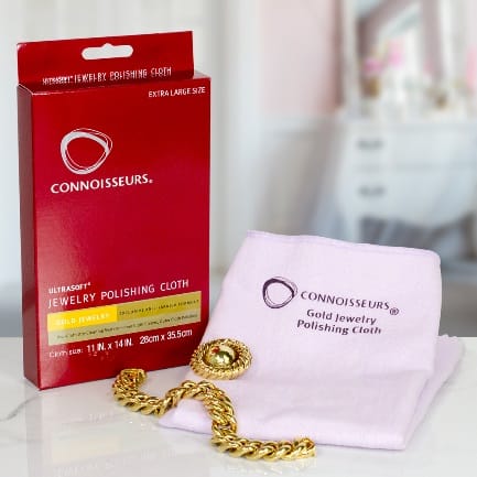 CONNOISSEURS GOLD JEWELLERY POLISHING CLOTH
