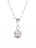 Jo For Girls sterling silver freshwater pearl pendant