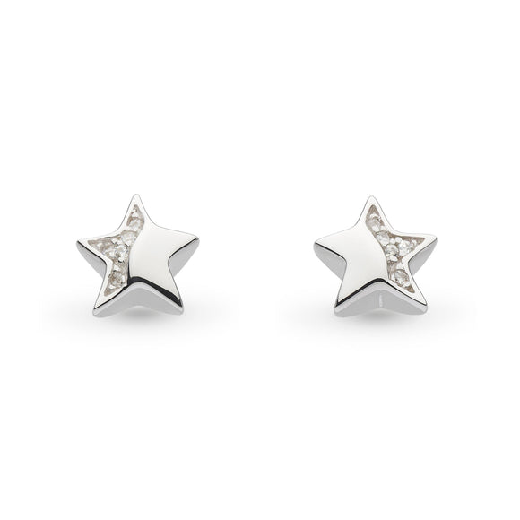 Miniature Sparkle Shining Star Pavé Stud Earrings