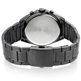 Lorus Gent's | Chronograph | Black Dial | Black IP Steel Bracelet