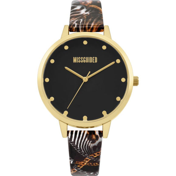 Missguided G/Plated Strap Watch
