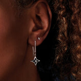 Kit Heath Revival Astoria Glitz Onyx Star Drop Earrings