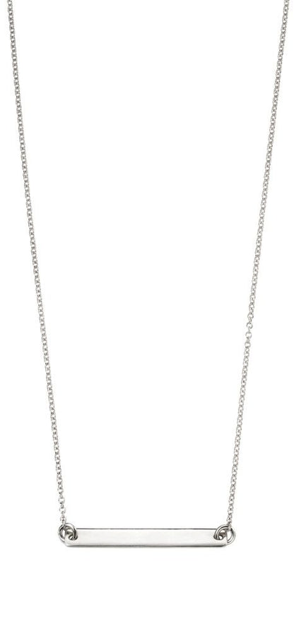 Sterling Silver Id Necklace