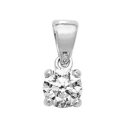 18ct Gold Single Stone Diamond Ring