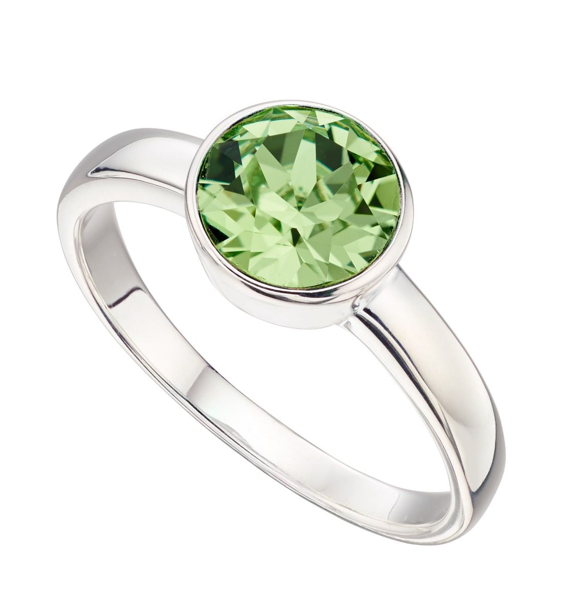 Silver August Birthstone Ring