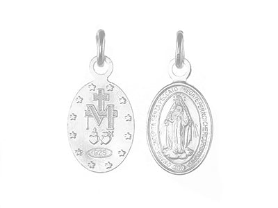 STERING SILVER SMALL MIRACULOUS MEDAL